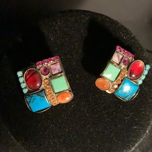 SORRELLI clip multi-colored earrings🌴☀️
